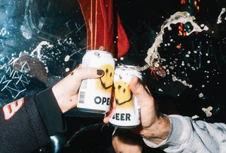 OPEN_Beer_two people cheers Logo|_OPEN_Brewing